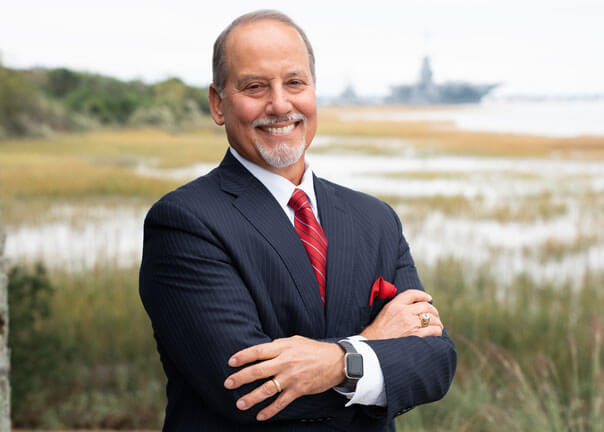 Attorney Peter David Brown at the Charleston SC waterfront
